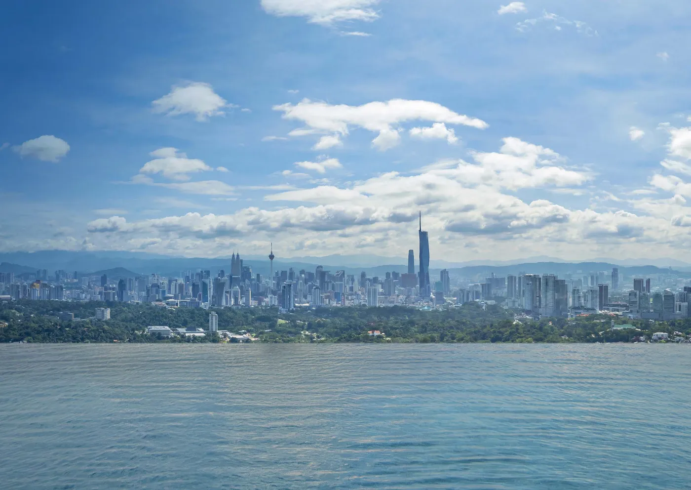 Heated sky pool at Level 51 overlooking Kuala Lumpur